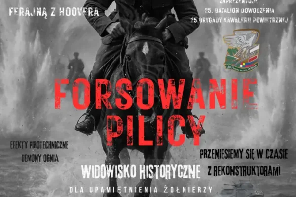 Forsowanie Pilicy – widowisko historyczne na plaży w Sulejowie