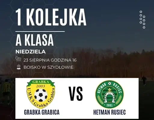 Grabka Grabica inauguruje sezon w A klasie – niedzielny mecz z Hetmanem Rusiec