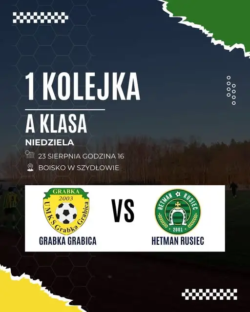 Grabka Grabica inauguruje sezon w A klasie – niedzielny mecz z Hetmanem Rusiec