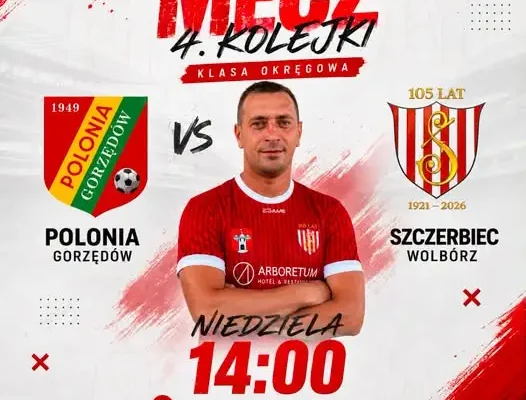 Niedzielny mecz wyjazdowy: Szczerbiec Wolbórz zagra w Gorzędowie