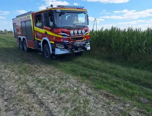 Pożar w Moszczenicy przy ul. Cmentarnej – interweniowała OSP KSRG