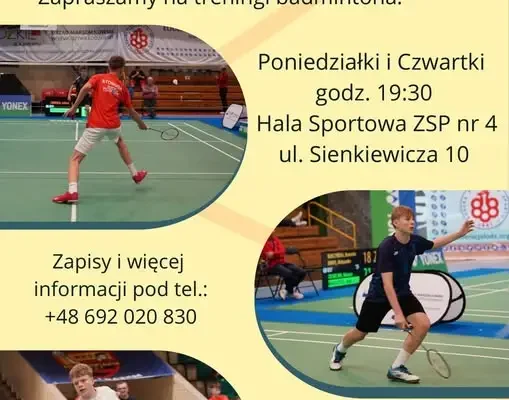 Zapisy na treningi badmintona w Piotrkowie – nowy sezon startuje