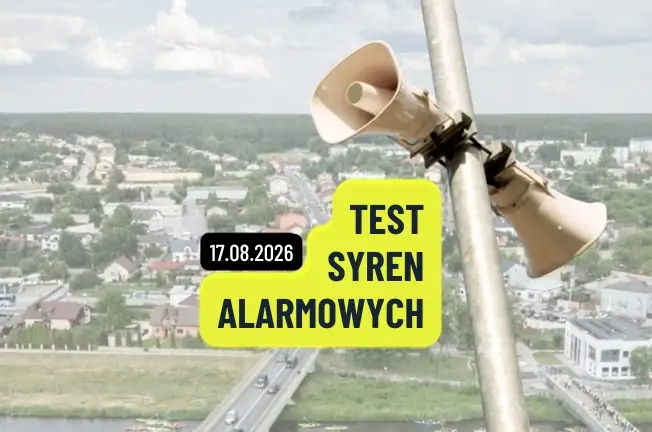 Ćwiczenia syren alarmowych w Powiecie Piotrkowskim 17 sierpnia