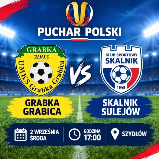 Pucharowa środa w Grabicy: Grabka zmierzy się ze Skalnikiem Sulejów