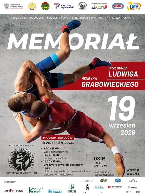 VI Memoriał Ludwiga i Grabowieckiego – międzynarodowe święto zapasów w Piotrkowie