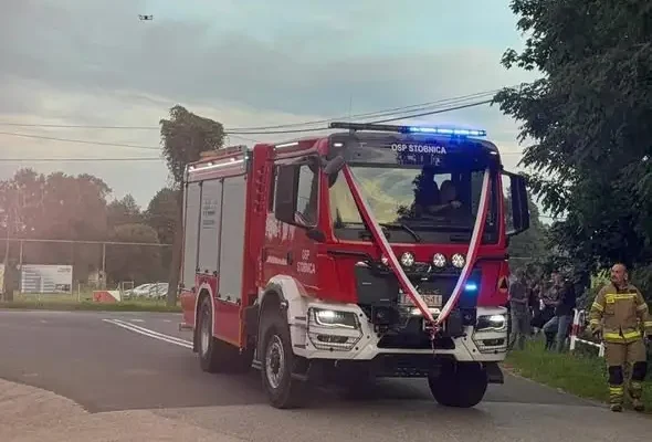 Nowy wóz bojowy dla OSP Stobnica – MAN TGM już w jednostce