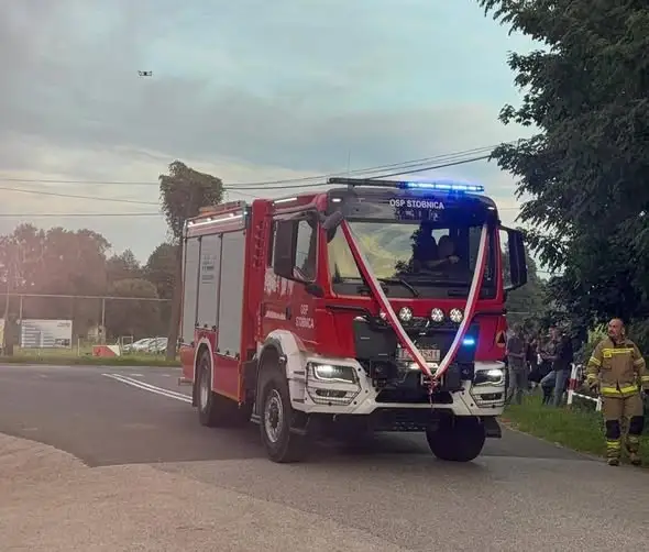 Nowy wóz bojowy dla OSP Stobnica – MAN TGM już w jednostce