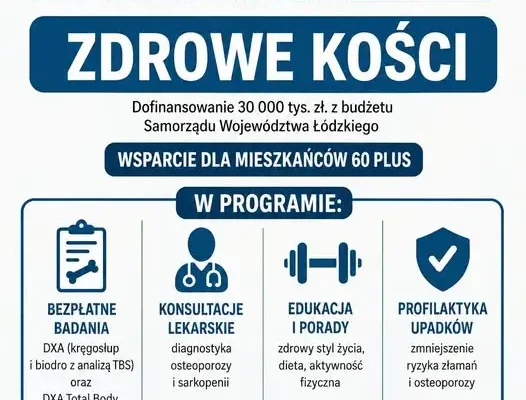 Seniorzy z gminy Wolbórz skorzystają z bezpłatnych badań i warsztatów w ramach programu „Łódzkie dla zdrowia seniora”