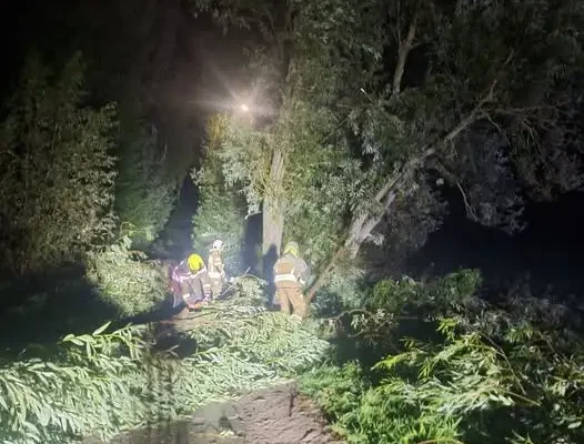Miejscowe zagrożenie w Woli Moszczenickiej – interwencja OSP KSRG Moszczenica