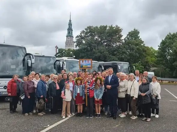 Gmina Aleksandrów dziękowała za plony na Jasnej Górze