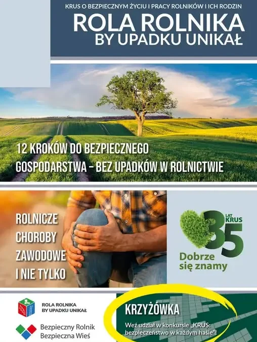 Konkurs KRUS „Bezpieczeństwo w każdym haśle” – zgłoszenia tylko do 22 września