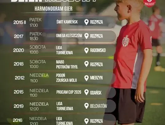 Piłkarski weekend w gminie Rozprza – mecze ligowe i finał PROCAM CUP 2026