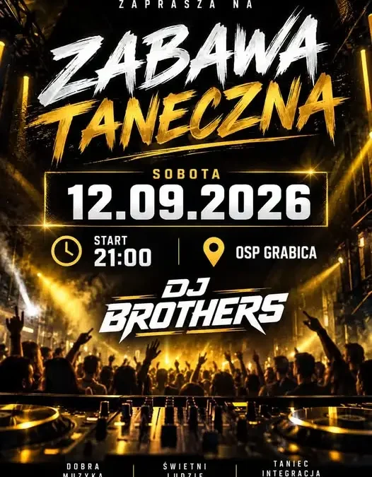 Zabawa taneczna w Grabicy już w sobotę 12 września