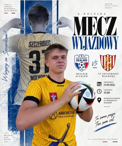 Szczerbiec Wolbórz zagra na wyjeździe ze Skalnikiem Sulejów w 6. kolejce