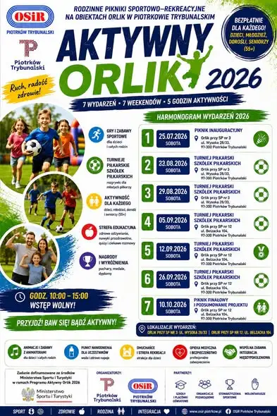 Weekend w Piotrkowie Trybunalskim: sport, muzyka i kino – sprawdź, co się dzieje