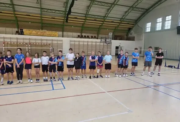 Mistrzostwa województwa w badmintonie w Wolborzu
