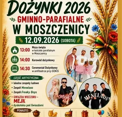 Dożynki w gminie Moszczenica. Strażacy z OSP KSRG przygotowali wyjątkowy witacz