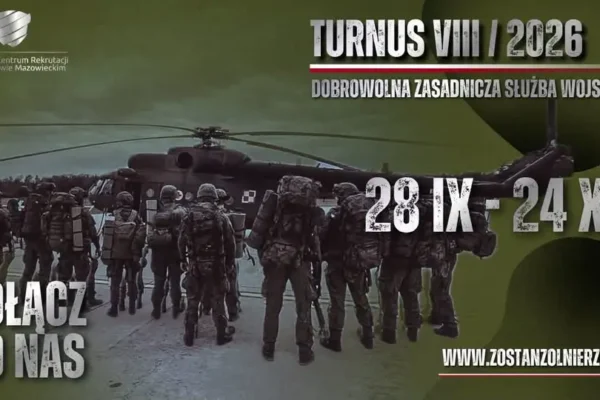 Rusza przedostatni turnus Dobrowolnej Zasadniczej Służby Wojskowej – start 28 września