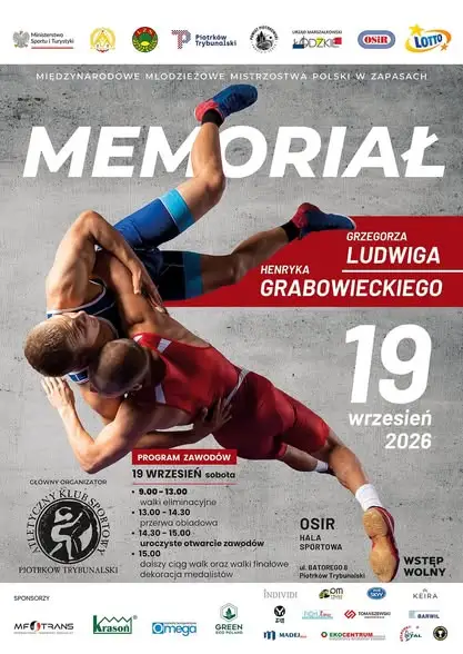 Piotrków Trybunalski: VI Memoriał Ludwiga i Grabowieckiego już 19 września