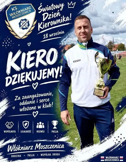 Światowy Dzień Kierownika w Włókniarzu Moszczenica – dziękujemy Kiero!