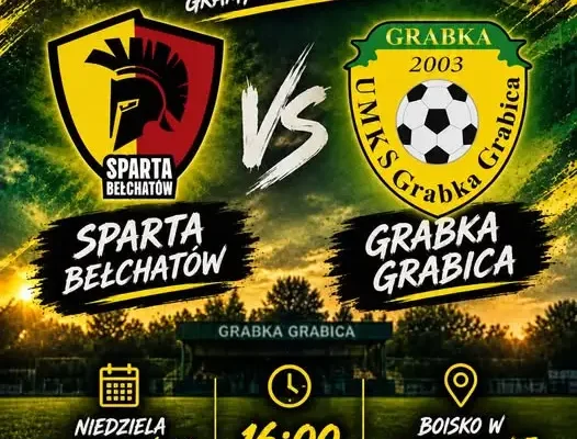 Grabka Grabica podejmie Spartę Bełchatów w Szydłowie