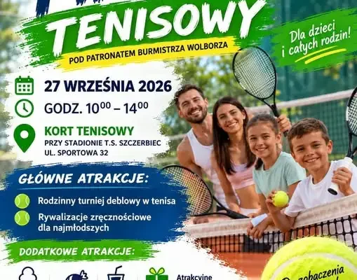 Piknik tenisowy w Wolborzu – sportowa niedziela dla całych rodzin