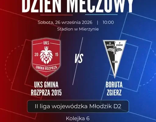 Rocznik 2015 UKS Gmina Rozprza kontynuuje zmagania w II Lidze Wojewódzkiej