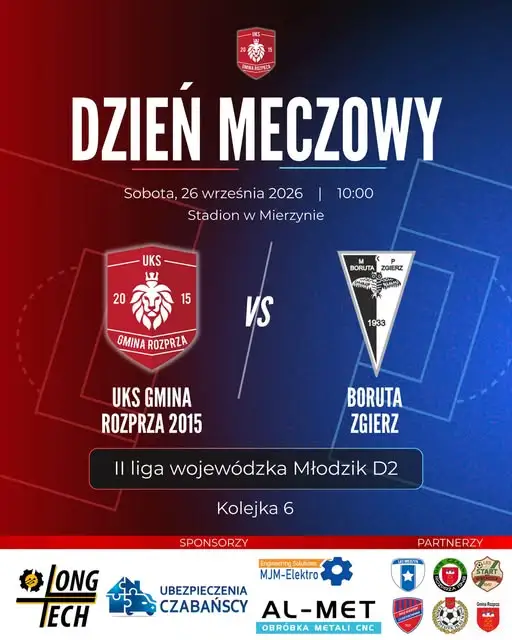 Rocznik 2015 UKS Gmina Rozprza kontynuuje zmagania w II Lidze Wojewódzkiej