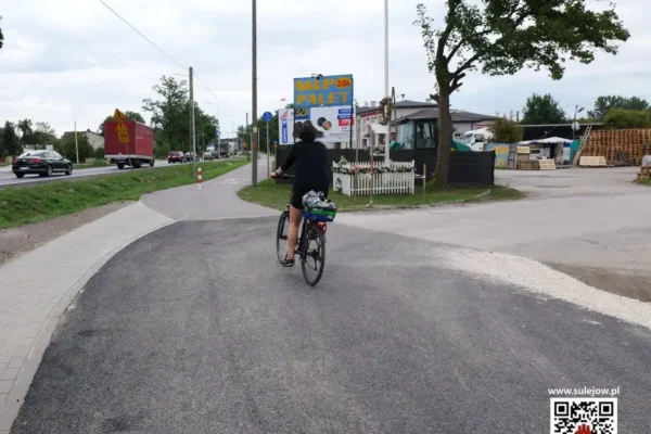 Nowy chodnik i zmodernizowany dojazd w Przygłowie gotowe przed dożynkami