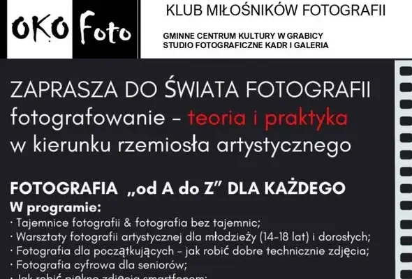 Zaproszenie na warsztaty fotograficzne w Grabicy