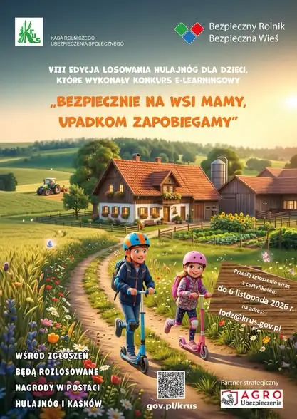 KRUS zaprasza dzieci i młodzież z terenów wiejskich do konkursów z nagrodami