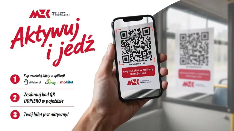 MZK Piotrków Trybunalski: nowe zasady biletów mobilnych od 1 października