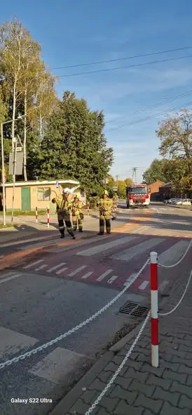 Wyjazd alarmowy OSP KSRG Moszczenica – miejscowe zagrożenie na ul. Dworcowej