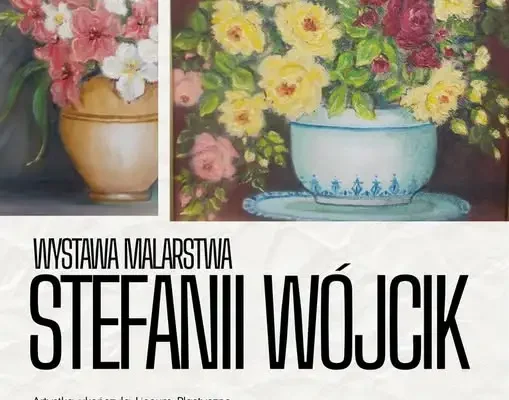 Wystawa malarstwa Stefanii Wójcik w Gminnej Bibliotece w Rozprzy