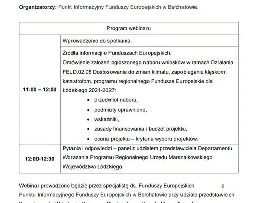 Nowoczesne ratownictwo w Łódzkiem – bezpłatny webinar o funduszach europejskich